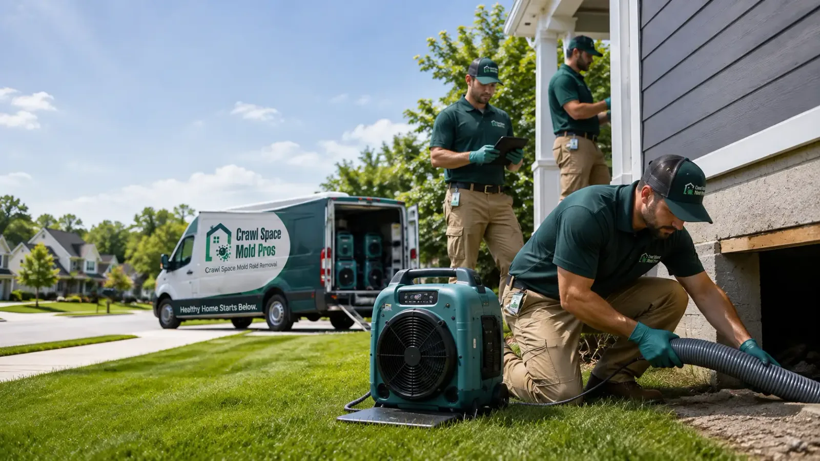 Crawl Space Mold Removal in Essex Junction, VT